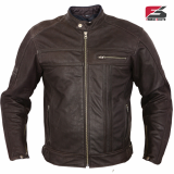 Pure leather jacket double zipper from Sialkot Pakistan
